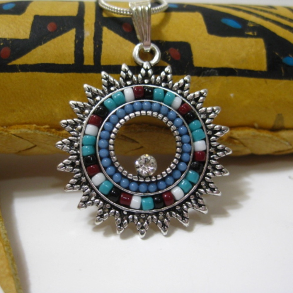 Native American style pendant necklace